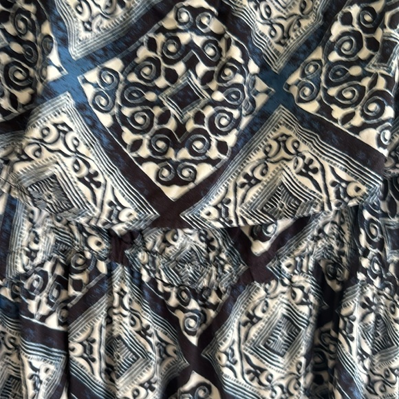 New Look maxi dress blue & white pattern size XL - Picture 5 of 5